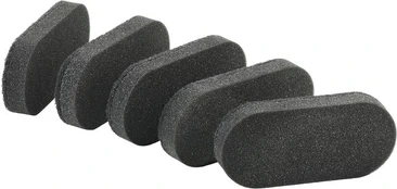 Zone Denmark - Singles Sponges - 5 Pieces - Black