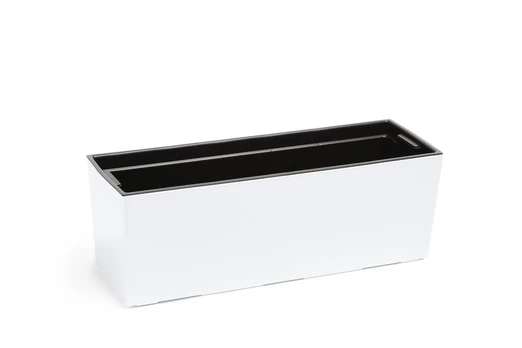 Vazono balkono dėžutės rankenos 19x56cm Baltos spalvos