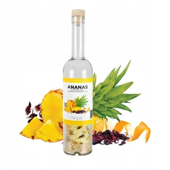 Butelis 500ml su vaisiais "ananasas" – pasidaryk pats