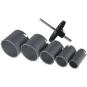 Gręžimo karunėlės volframinės Dedra DED1517, 33-73mm, 5 vnt. kaina