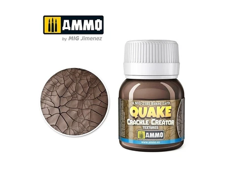 Vallejo AMMO by MIG Jimenez AMMO MIG - QUAKE CRACKLE CREATOR TEXTURES Baked Earth, 40ml, 2185