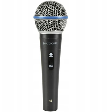 Citronic Dm15, dinaminis mikrofonas, metalinis korpusas