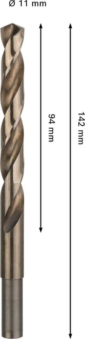 Bosch PRO HSS-Co grąžtas metal. 11,0mm, 1 vnt.