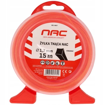 NAC kvadratinis trimerio valas, 1,7 mm × 15 m