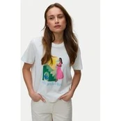 Vero Moda Marškinėliai Emily 10344804 Balta Regular Fit