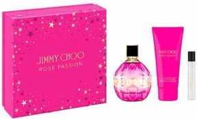 Jimmy Choo Rose Passion Eau De Perfume Purškiklis, 100 ml Set 3 Pieces