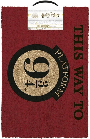 Harry Potter This Way To Platform 9 3/4 durų kilimėlis | 60x40cm