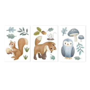Little Dutch Wall stickers ´Forest Friends´