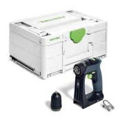 Akumuliatorinis gręžtuvas-suktuvas Festool CXS 18-Basic, 18 V, (be akum. ir krov.) (576882) kaina