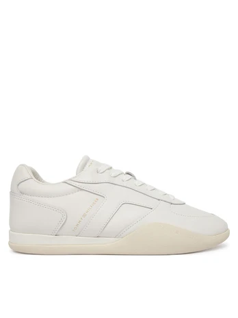Tommy Hilfiger Laisvalaikio batai Th Vintage Low Runner Leather FW0FW09485 Balta
