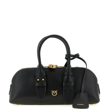 Rankinė moterims, Juoda, Bowling bag horizontal