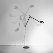 "Artemide Demetra" skaitymo LED grindų lempa 930 pilka