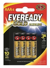 Energizer battery Eveready Gold AAA CP4 kaina