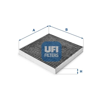 Filtras, salono oras UFI 54.176.00