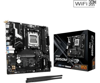 Pagrindinė plokštė Asrock B850M-X WiFi R2 AMD B850 Socket AM5 micro ATX