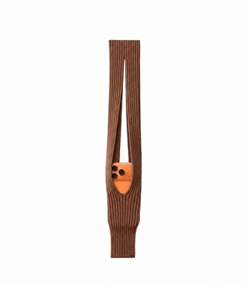Dėklas MACHINO iPhone sock SHORT SIZE (40cm) Brown