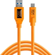Tether Tools cable USB - USB-C 4.6m, orange | CUC3215-ORG kaina