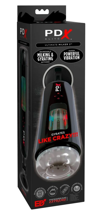 Pipedream Extreme Elite pdx Elite Ultimate Milker 2 Vibruojantis masturbatorius