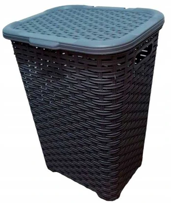 RATTAN skalbinių krepšelis 45l - uosis