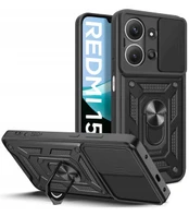 Juodas dėklas Xiaomi Redmi 15C telefonui "Tech-Protect Camshield Pro"