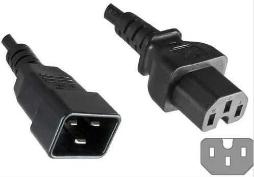MicroConnect maitinimo laidas C20 - C15 1,8m