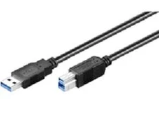 Kabelis USB MicroConnect USB-A - USB-B 5 m Juodas (USB3.0AB5B)