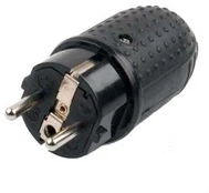 Elworks As Stikprop m/side-jord ip44. sort gummi han