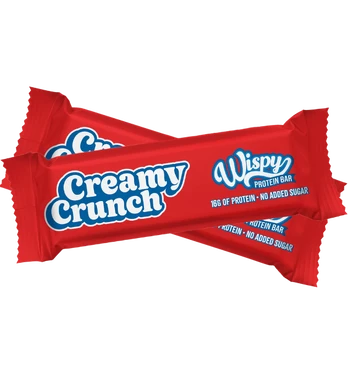 Wispy Protein Bar, Creamy Crunch, 55 g