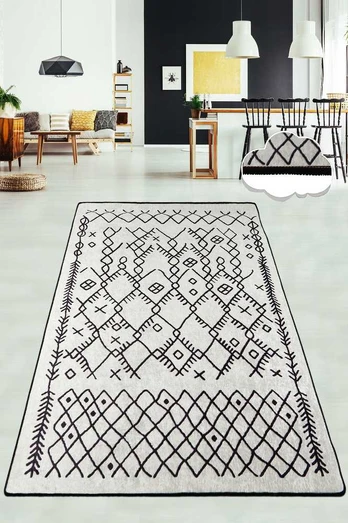 Conceptum Hypnose Sales kilimas (100 x 300) Chart Ecru