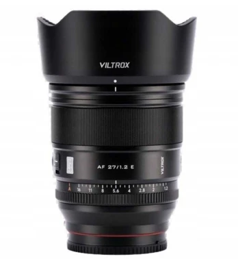 Objektyvas „Viltrox AF 27 mm f/1,2 E Pro“ (E tipo jungtis)