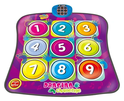 Interaktyvus žaislas Zippy Mat Dancing Challenge, 96 cm, Įvairių spalvų