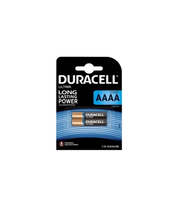 Baterijos DURACELL AAAA, 2vnt