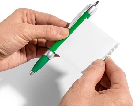 Reklaminis rašiklis ŽALIAS