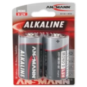 Elementai ANSMANN LR20(D) 2 vnt. alkaline, 1,5V kaina