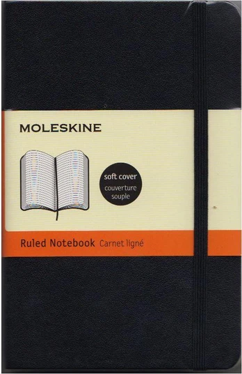 Moleskine Notes P w linijos Classic juoda