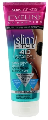 Anticeliulitinis šaldantis serumas Eveline Slim Extreme 4D Scalpel 250 ml kaina
