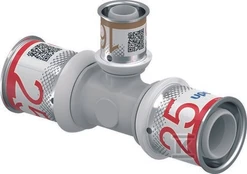 Uponor S-PRESS PLUS TRÓJNIK Raudonas PPSU 25-16-25