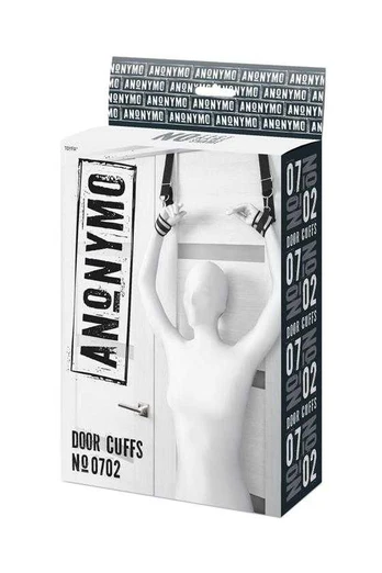 Toyfa Anonymo hand clamps, polyester, sidabrinis, 23 cm