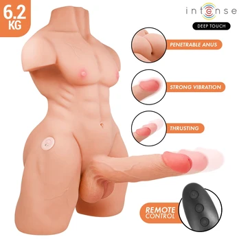 INTENSE Deep Touch Marty Torso - Thrusting & Vibrating Anatomical Model 6.2kg Remote