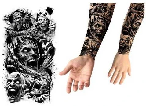 Fiesta Zombie tatovering