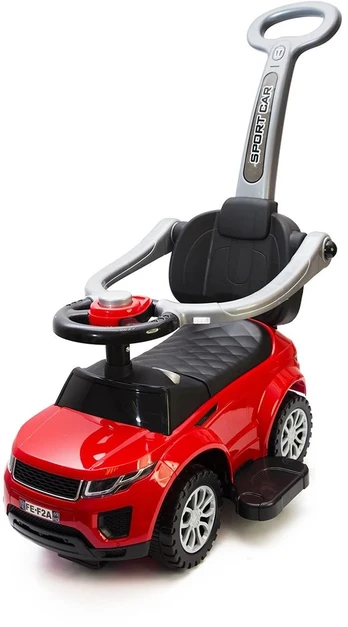 Paspiriamukas automobilis 2in1 – raudonas