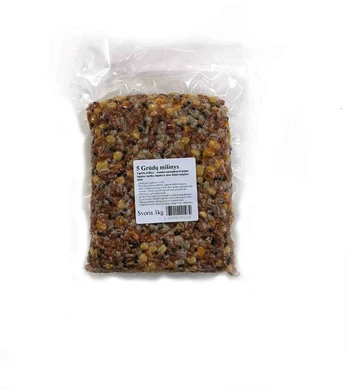 Deepex Šutintas 5 grūdų mišinys vakuume 1kg