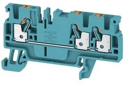 Weidmuller Gennemgangsklemme 2,5 mm² A3C blå