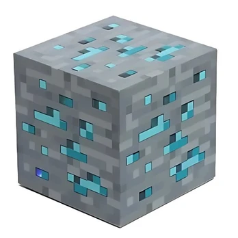 Minecraft Lapis Bloko Lempa 7,5 × 7,5 × 7,5 cm