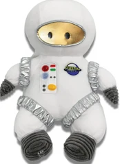 Pliušinis žaislas Celestial Buddies Planety Astronaut, baltas/sidabro, 30 cm kaina