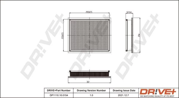 Oro filtras Dr!ve+ DP1110.10.0154