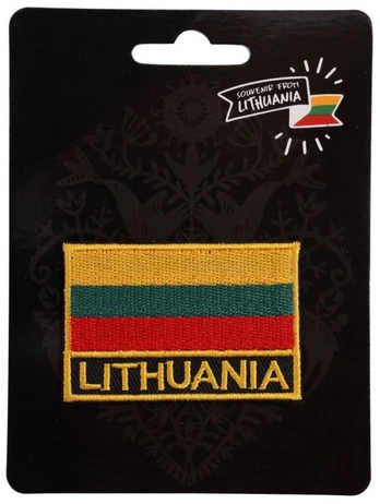 Antsiuvas Lietuvos vėliava