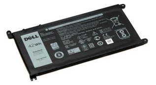Dell Baterija, 42WHR, 3 Cell, Lithium Ion, Prismatic kaina