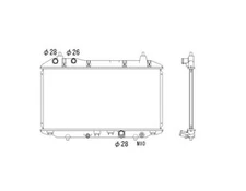 Variklio radiatorius NRF NRF 53529