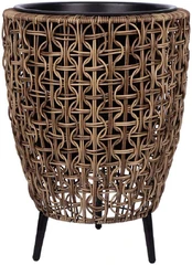 Vazonas WICKER 38x38xH54cm, rudas kaina
